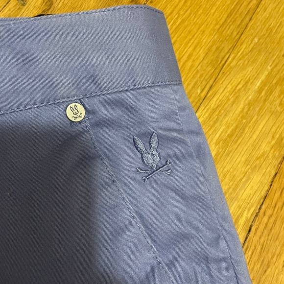 Psycho Bunny Men's 38 Gilman Chino Pant Bleached Denim Blue Periwinkle Golf NWT - Picture 5 of 8